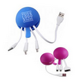 Ball Shaped 3 In 1 Multiple Data Cable